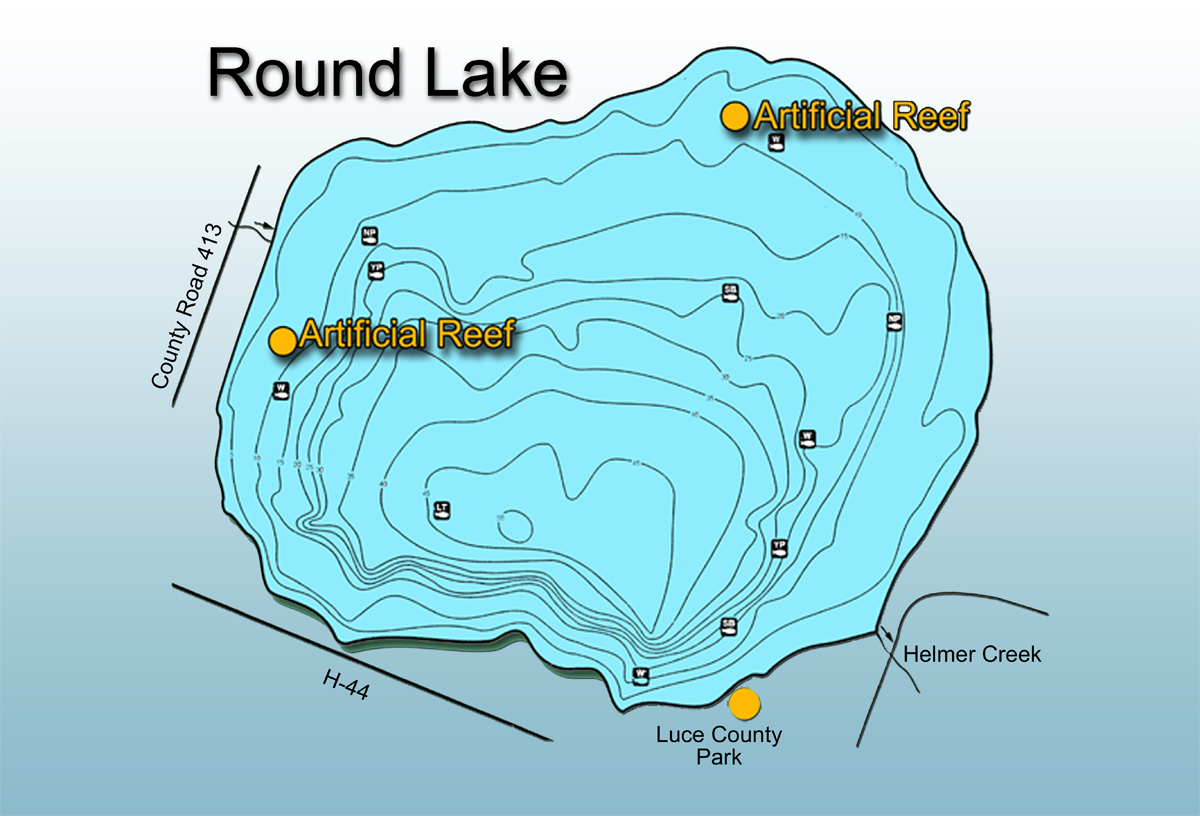 Michigan Inland Lake Depth Charts